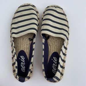 Aerie Striped espadrilles! Size 6!